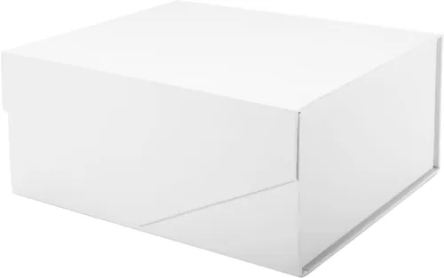 Miniatura 14 de PACKHOME Caja de regalo de 9 x 6.5 x 3.8 pulgadas, caja plegable rectangular con tapa magnética para embalaje de regalo (rosa mate, textura de grano)