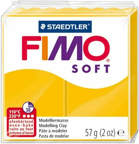 Miniatura 2 de FIMO Staedtler - Arcilla para modelar horno de polímero suave, tonos de puesta de sol, juego de 6