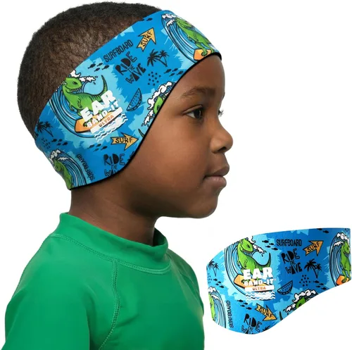 Earvolution Ear Band-It Ultra Swimming Headband for Kids and Adults - Invented by Ear, Nose, and Throat Physician - Custom Anti-Slip Grip Neoprene
