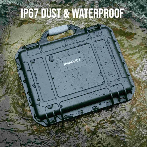 Miniatura 3 de INNVO Funda para dron para DJI Mini 3 o 4 Pro Fly More Combo, plástico duro impermeable a prueba de golpes, a prueba de polvo, fácil para organizar