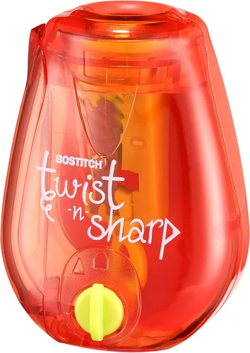 Miniatura 11 de Bostitch Office Twist-n-Sharp Sacapuntas de Lápices, para Niños y Lápices de Colores, Colores Surtidos (PS1-BLUE-2PK)