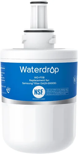 Waterdrop DA29-00003G Filtro de agua para refrigerador, reemplazo para Samsung®, DA29-00003B, DA29-00003A, Aqua-Pure Plus, HAFCU1, RFG237AARS,