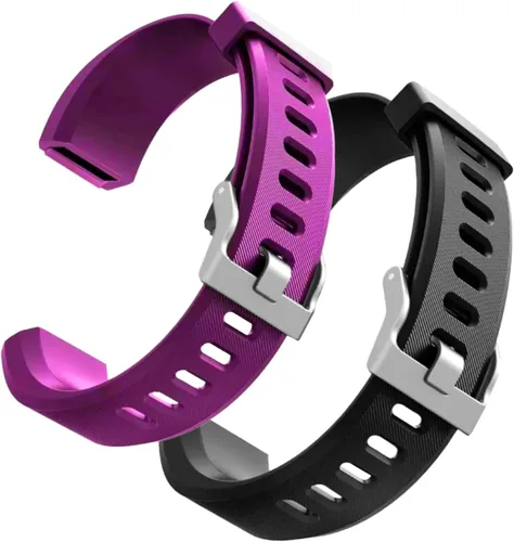 Miniatura 13 de Bandas de reloj de repuesto hoeslaw para ID115plus HR, conjunto de bandas de muñeca para monitor de actividad Very Fit Pro, correas de reloj
