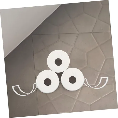 Miniatura 9 de ARTIBETTER Decoración colgante de pared dispensador de toallas de papel para decoración del hogar, cesta de papel higiénico de pared, estante