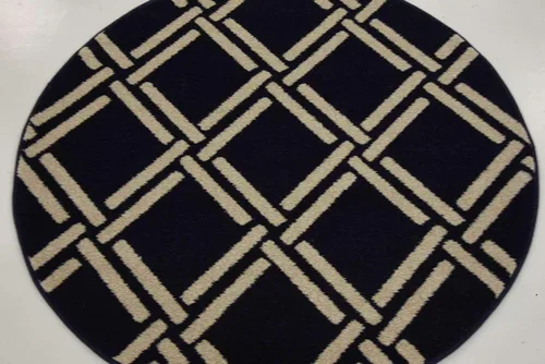 Miniatura 90 de Unique Loom Trellis Collection - Alfombra geométrica moderna azul marino (9 pies x 12 pies)