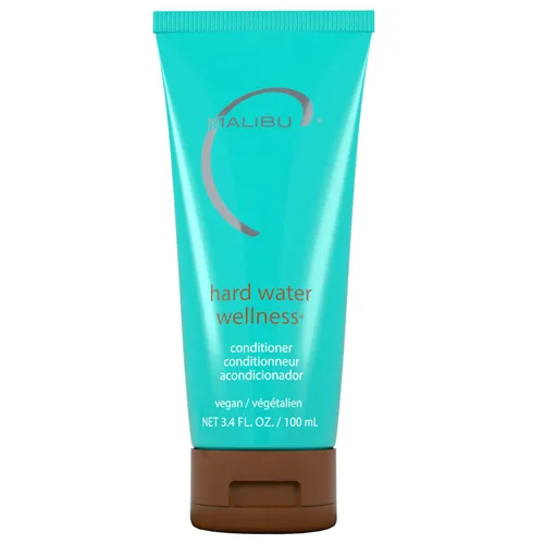 Malibu C Acondicionador para el cabello de agua dura para acumulación, fórmula hidratante sin sulfato para cabello seco dañado y desenredante,