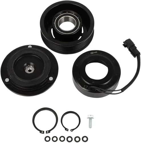 Miniatura 27 de cciyu Embrague del compresor de aire acondicionado 1993-1997 para Ford E-350 Econoline 7.3L 1993-1997 para Ford E-350 Econoline Club Wagon 7.3L