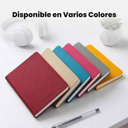 Miniatura 3 de Nextnoid Cuaderno rayado para hombres - Papel grueso de 120 g/m² - 160 páginas - Cuaderno de tapa dura A5 para el trabajo - Ideal para escribir