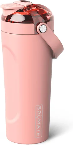 Miniatura 8 de BrüMate MultiShaker Botella Mezcladora Agitadora 100% A Prueba de Fugas Aislada de Acero Inoxidable Botella Agitadora de Proteínas y Pre Azul