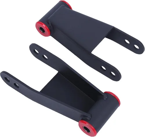 ECOTRIC 2"-3" Grilletes de descenso traseros compatibles con Ford F150 F-150 2004-2014, kit de nivelación trasero ajustable de 5-7,5 cm, 2wd, Negro
