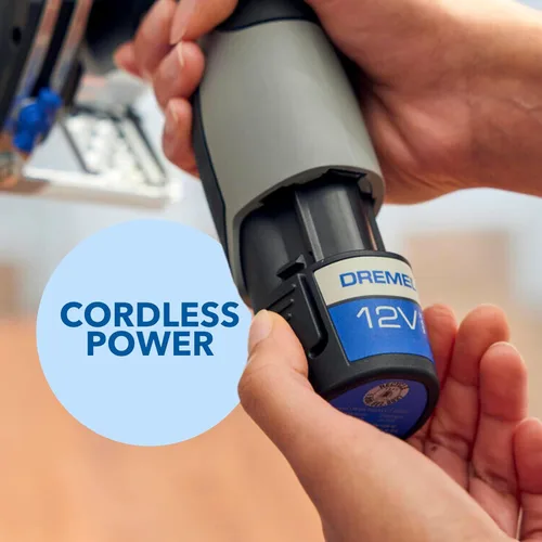 Miniatura 6 de Dremel Blueprint - Sierra circular compacta sin escobillas de 12 V con guía láser integrada, batería de iones de litio y cargador (CS12V-S1)