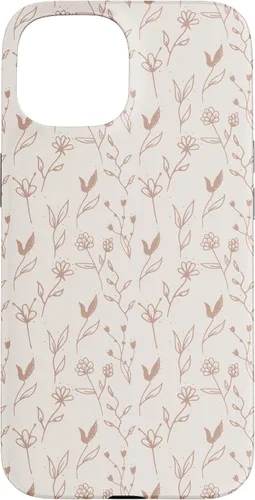 Miniatura 6 de Beige Tan Wildflower Floral Minimal Flower Boho Case for iPhone 17