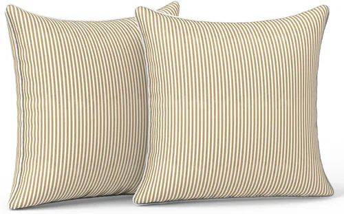 Miniatura 21 de LVTXIII Juego de 2 almohadas lumbares para patio, 12 x 20 pulgadas, resistentes a la decoloración, para exteriores con interiores, cojines lumbares