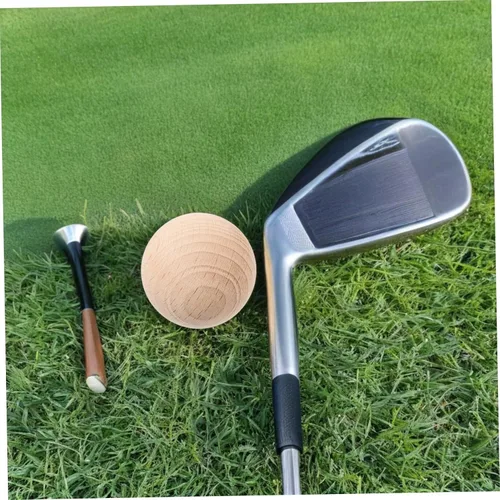 Miniatura 7 de TOYANDONA Juego de 5 bolas de madera para croquet para juegos de césped al aire libre, bolas de madera maciza resistentes para patio trasero