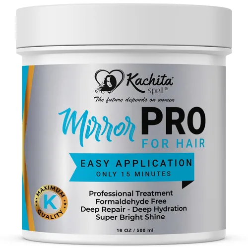 Miniatura 9 de Kachita Spell MirrorPRO - Mascarilla capilar para cabello seco dañado, tratamiento intensivo de reparación capilar, mascarilla hidratante