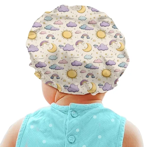 Miniatura 16 de Gorro de dormir personalizado para niños, diseño de tu propia foto, gorro de satén personalizado para dormir, regalos personalizables, gorra