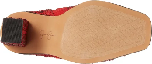 Miniatura 4 de Jessica Simpson Asire - Botas de rodilla con flecos para mujer, rojo (Wicked Red), 5
