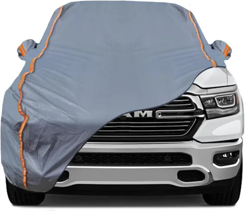 Miniatura 23 de TUCAREST - Funda de auto completa de 6 capas de alta calidad, diseño de cremallera de carcasa dura, impermeable, resistente a la intemperie