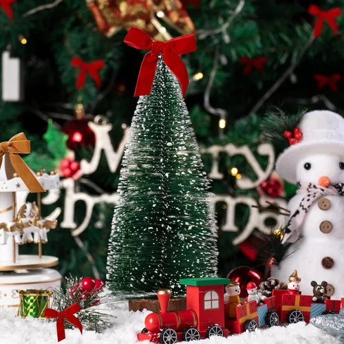 Miniatura 4 de Cinta de terciopelo blanco de 1/4 pulgadas x 20 yardas para decoración de corona de árbol de Navidad, manualidades, adornos hechos a mano, envoltura