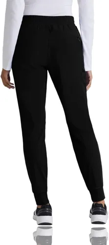 Miniatura 2 de Barco One Pantalón deportivo, pantalón quirúrgico de altura media, con tejido elástico de 4 vías y 3 bolsillos, para mujer