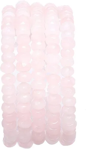 Miniatura 46 de BEADIA Cuentas Facetadas de Piedra Natural Amazonita Rondelle 3x4mm Cuentas Semipreciosas Sueltas para Hacer Joyas 38cm