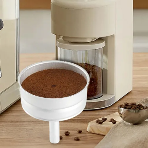 Miniatura 6 de Fenteer Embudo de reemplazo de olla de aluminio con filtro de moka, herramientas de cocina, 3 tazas