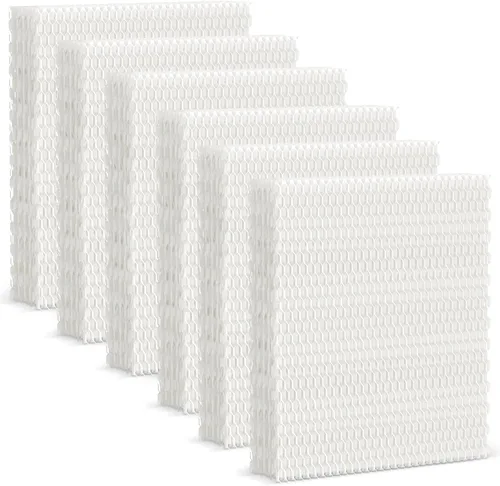 Miniatura 8 de iSingo Paquete de 4 filtros HFT600 T de repuesto, compatibles con humidificador de torre Honeywell serie HEV615 y HEV620, repuesto # HFT600T