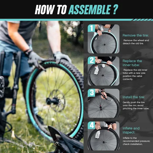 Miniatura 6 de Paquete de 2 válvulas de metal SPINGO TPU tubo interior 700C x 23c-32c con válvulas Presta de metal de 3.150 in, tubo de bicicleta de poliuretano