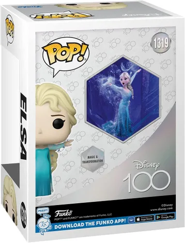 Miniatura 3 de Funko Pop! Disney: Disney 100 - Elsa - Figura de vinilo coleccionable - Idea de regalo - Producto oficial - para niños y adultos - Fans de películas