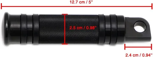 Miniatura 3 de Dreamseek estribo de cambio para motocicleta con estriberas de dedo + estriberas moleteadas compatibles con Harley-Davidson Sportster Dyna Touring