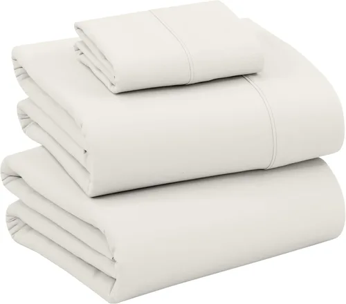 Miniatura 48 de RUVANTI Juego de sábanas divididas tamaño King de 100 % algodón para cama ajustable, 5 piezas, ropa de cama de tejido de percal suave y Guisante