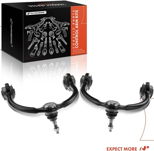 Miniatura 9 de A-Premium 2 brazos de control superiores delanteros, con rótula y buje, compatibles con Jeep Grand Cherokee 2005-2010, Commander 2006-2010
