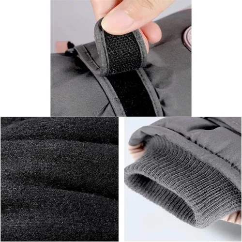 Miniatura 3 de ZJRXM Guantes de esquí impermeables para pantalla táctil, guantes de nieve para hombres y mujeres, antideslizantes, guantes de invierno cálidos