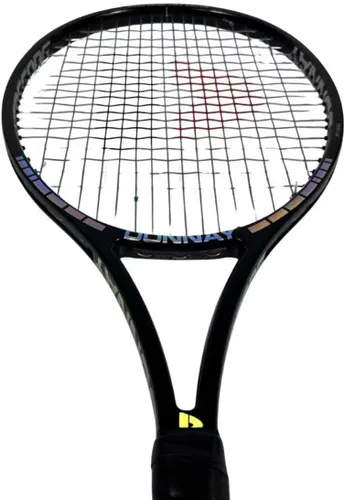 Miniatura 3 de Donnay Pro One OS 107 Octacore Unibody Strung 1 Carbon Fiber Tennis Racquet, Black, 27 Inch, 16x19 String Pattern, Advanced Level