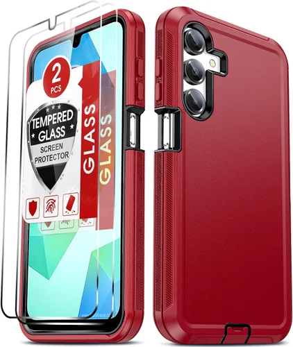 Miniatura 21 de LeYi Funda compatible con Samsumg Galaxy A05 4G: Galaxy A05 4G con resistente a los golpes, 3 en 1 de cuerpo completo, protección resistente