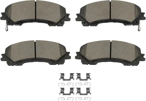 Miniatura 30 de SCITOO Juego de pastillas de freno semimetálicas delanteras D412 para Chevrolet Camaro 1988-1991, Chevrolet Corvette 1988-1996, Pontiac Firebird