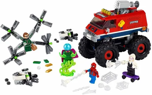 LEGO Marvel Spider-Man: Spider-Man's Monster Truck vs. Mysterio 76174; genial regalo de cumpleaños coleccionable para niños, nuevo 2021 (439 piezas)