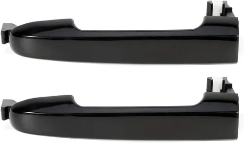 ECCPP Manijas de puerta exteriores exteriores de repuesto para Hyundai Sonata lado del pasajero, color negro, 2 piezas 82651-3K000 82651 3K000 82651