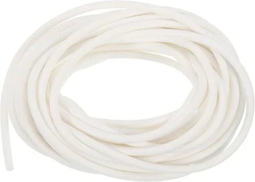 Miniatura 80 de uxcell Tira de sellado de espuma de silicona, 0.04 pulgadas de diámetro, 18.04 pies (18.04 pies), tira de goma redonda de goma sólida