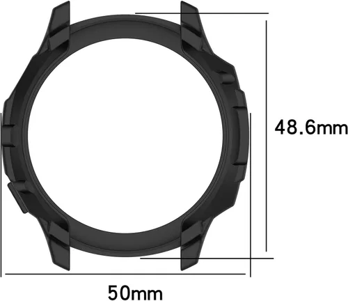 Miniatura 2 de Paquete de 3 fundas de reloj a prueba de golpes compatibles con Amazfit GTR 4 Smartwatch (negro)