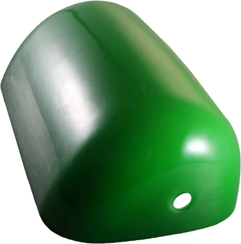 Cubierta de repuesto para pantalla de lámpara de banqueros de vidrio (verde jade)