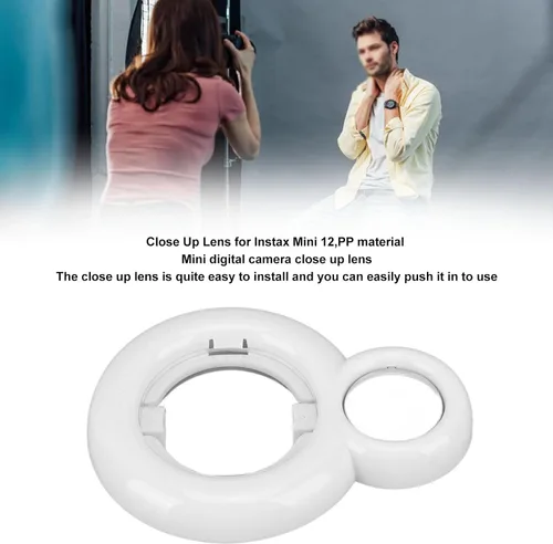 Miniatura 3 de Lente de primer plano para cámara instantánea, espejo selfie transparente colorido, espejo de autorretrato ligero de cerca para fotografía