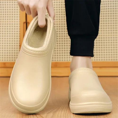 Miniatura 2 de Zapatos de chef cálidos para hombres y mujeres, antideslizantes, impermeables, zapatos de trabajo para hombre, cómodos zapatos de enfermería