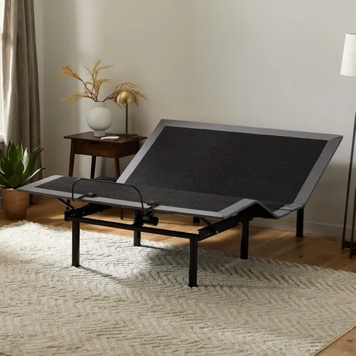 Miniatura 11 de LUCID Base de cama ajustable L300, Bluetooth, aplicación para teléfono, inclinación de cabeza y pies, masaje dual interactivo, control remoto
