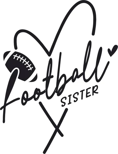 Miniatura 12 de SEC Apparel Parches termoadhesivos de la familia del fútbol de transferencia de letras para camisetas de tela (Temporada de touchdown)