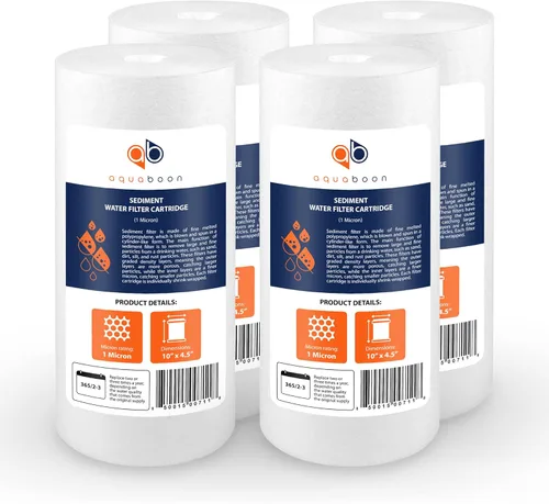 Filtro para sedimentos de agua, 10" x 4.5", para toda la casa, Big Blue de Aquaboon