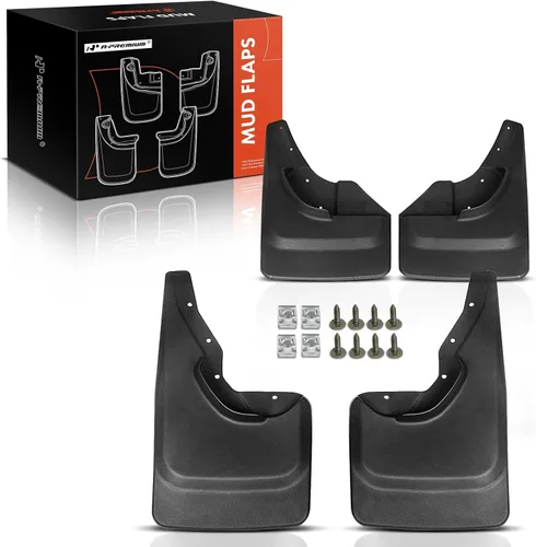 Miniatura 9 de A-Premium Juego de 4 unidades de guardabarros con accesorios de hardware compatibles con Jeep Patriot 2011-2017, Sport Utility, color negro