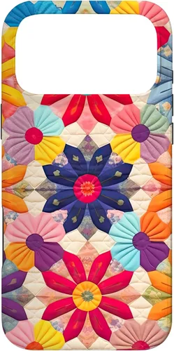 Miniatura 22 de Quilting Flower Blooms Quilt Pattern Case for iPhone 17