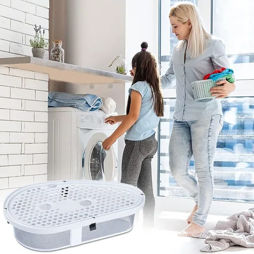 Miniatura 6 de El filtro de pelusa de repuesto y la cubierta de la funda, W10828351 trampa de pelusa compatible con lavadora/secadora apilable Whirlpool/Sears/Roper