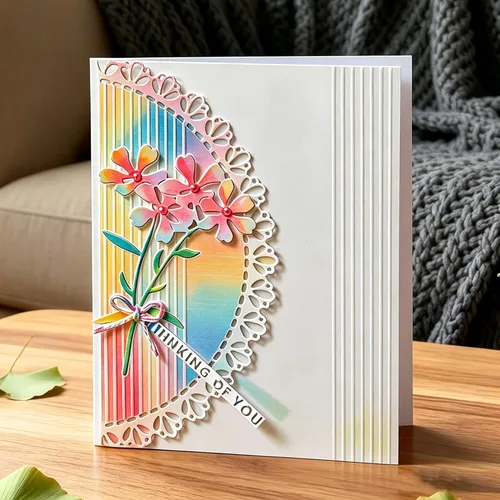 Miniatura 9 de Lapoo Troquel de corte de flores para álbumes de recortes, troqueles de corte de metal duradero para álbumes de recortes, álbum de fotos, tarjeta